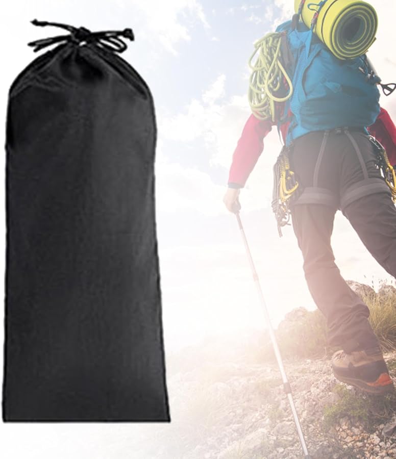 منظم حقيبة نايلون بسحاب للخارج للمستلزمات الأساسية للتخييم 21 سم × 45 سم - Image 2